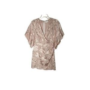 Lovers + Friends Floral Mini Dress in Cream